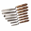 Albion Engineering 1258-G01 7-Piece Classic Offset Caulk Tooling Spatula Set,