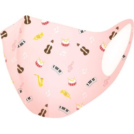 Just Willow Mask Antibacterial Music Instrument/Pink Women's Size Washable Mask