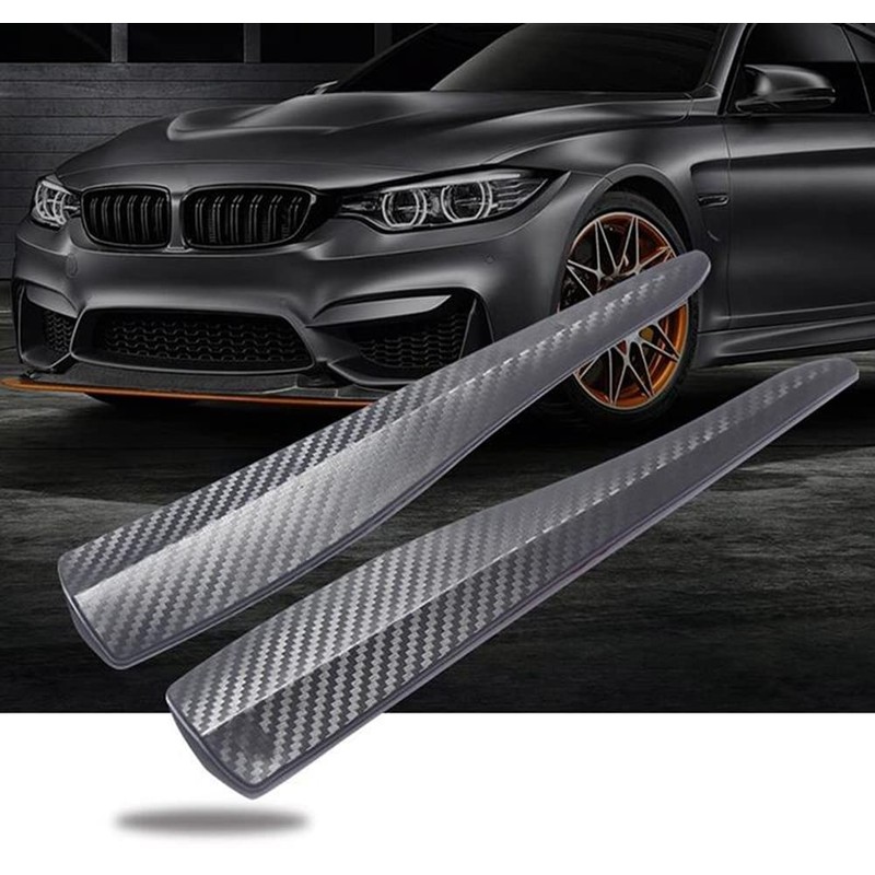 iSpchen Bumper Protector Car Front Bumper Spoiler Lip Anti-Collision Rubber