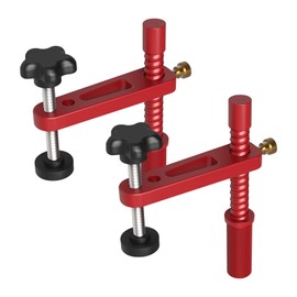 2 x Bench Dog Clamp 19mm/20mm Quick Acting Retaining Clamp Adjustable Metal MFT Retaining Clamp Fast Acting Table Clamps for Woodworking (20mm) (20mm)