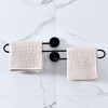 S-shaped attached towel rack towel dishcloth bathroom supplies organization holder modern interior Blue