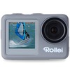 Rollei Action-Cam 9s Plus I 4K 60fps Unterwasserkamera mit Selfie-Display,