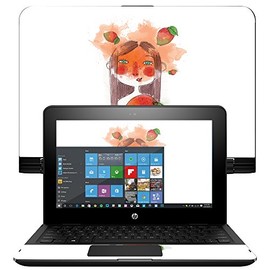 MightySkins Skin Compatible with HP x360 Convertible 11" (2017) wrap Cover Sticker Skins April Mango