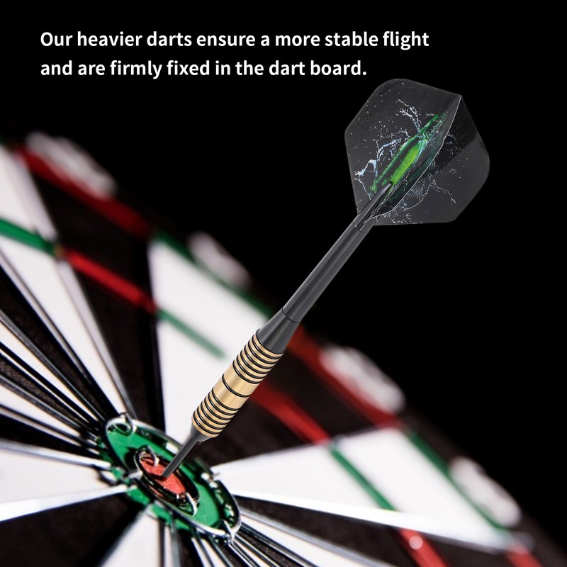 3Pcs Professional Dart Flights Set 26g Steel Tip Darts with