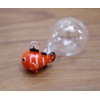 Faukart Cute Handmade Glasswork Floating Clown Fish Width: 0.8 inches