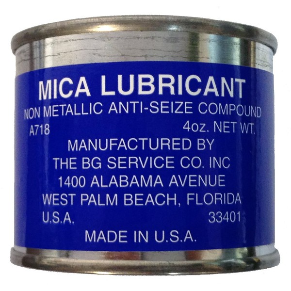 Anti-Seize Compound - BG Mica Lubricant - 4oz can (A718)
