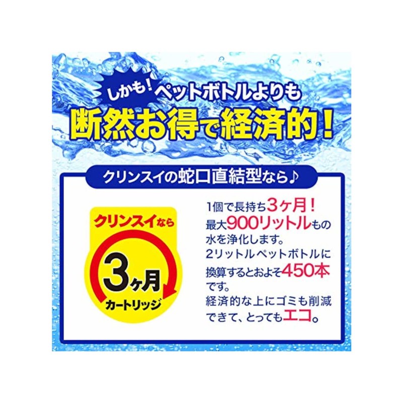 クリンスイ 浄水器 蛇口直結型 MONOシリーズ 交換カートリッジ MDC01SZ