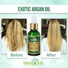 Herbishh Aceite de Argán para el Cabello Tratamiento de Acondicionamiento