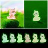 DAWRIS Pack of 60 Mini Unicorn Figures, Luminous Small Unicorn