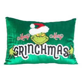 Brentwood Cojín Navideño Decorativo. Color Verde