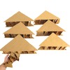 Bonka Bird Toys 2302 Pack 6 Cardboard Triangles Foot Talon