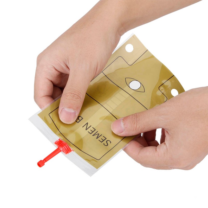 50pcs 100ml Disposable Plastic Pig Insemination Semen Bag Veterinary Equipment