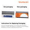 Shuttle Art RollerBall Pens, 25 Pack Blue Fine Point Roller