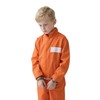 Yoroka Orange Prison Jumpsuit Kids Prison Uniform with Chain Props