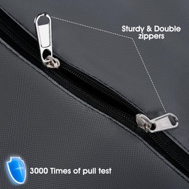 CIVJET 6 Pack Moving Bags Heavy Duty Extra Large 90L, College Packing Bags for Moving Clothes, Moving Supplies & Boxes with Zippers and Handles, Storage Bags Moving Totes Camping Essentials (Grey)