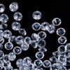 Faburo 3000 Pieces Decorative Diamonds Wedding Confetti 6 mm Transparent