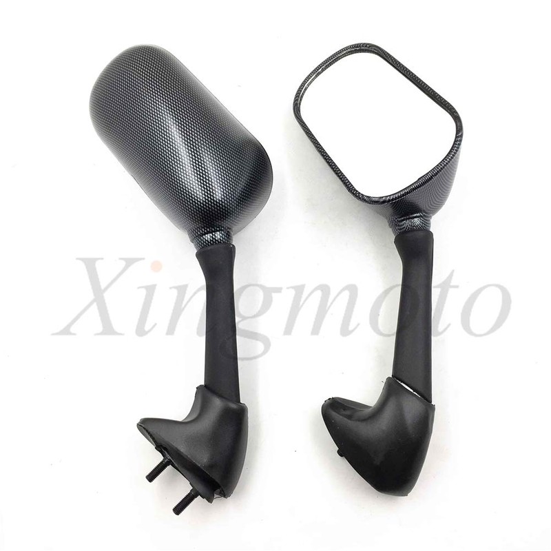 Motorcycle Carbon Fiber OEM Replacement Side Mirrors for 1998 1999