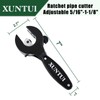 XUNTUI Ratche Tube Cutter |One-Hand Operation for Tight Spaces |