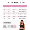 YUTYTH Comfort Bra Women Sports Bras, Wirefree Crop Top for