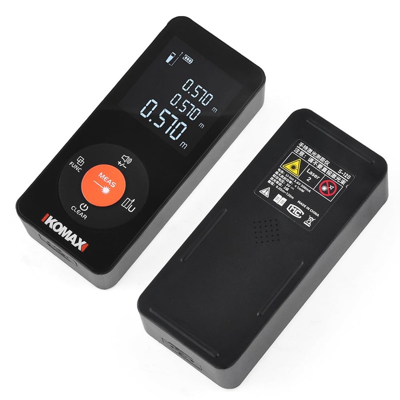 WINTAPE 50 m Laser Rangefinder, Digital Spirit Level Distance Meter