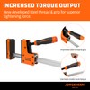 JORGENSEN 24-Inch Parallel Bar Clamp, Heavy-Duty Cabinet Master Clamp for
