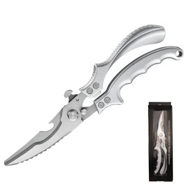 Kitchen Shears Heavy Duty Kitchen Scissors Poultry Shears, Stainless Steel Food Scissors Multiful Sharp Utility Scissors for Chicken,Turkey,Fish Thanksgiving Christmas Day