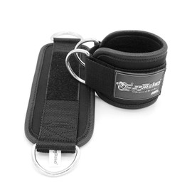 ESTREMO cable kickback ankle strap Machines & Resistance Bands for Gym Ankle Cuff Cable Adjustable Comfort fit Neoprene Strap with Stainless Steel D-Ring, Hip Abductors Leg Extensions Workouts