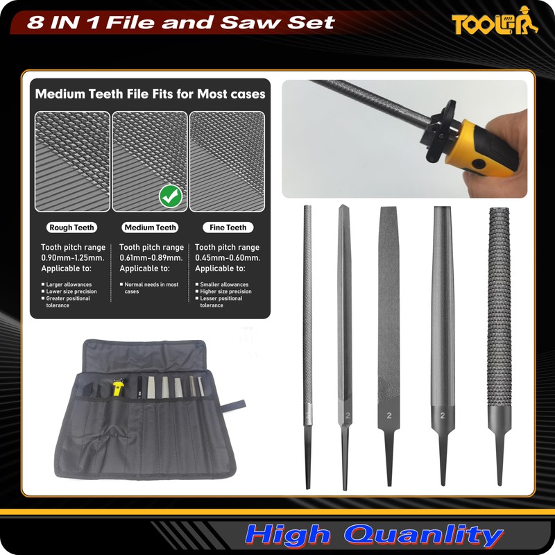 TOOLAN: File Set, File & Saw Set. metal file,metal files