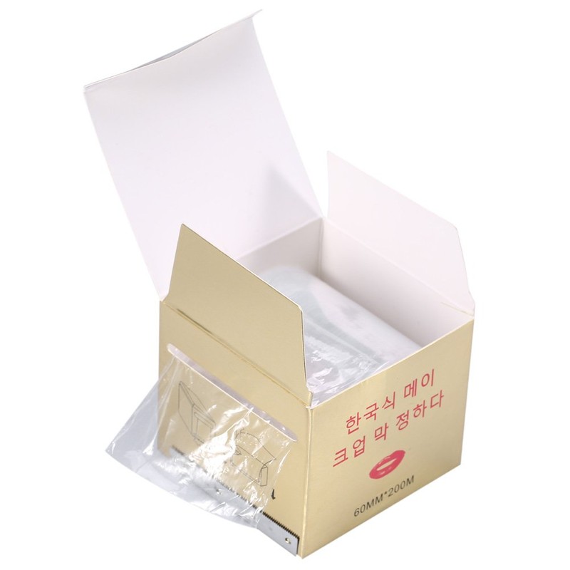 Película de plástico para tatuaje de cejas, película desechable de