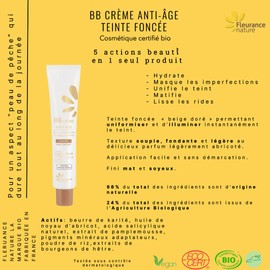 BB Cream Antiatik, Dark Colour, 40 ml, Organic
