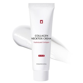 Collagen Necktox Cream with Collagen and Hyaluronic Acid for Neck Firming, Anti-aging, Wrinkles and Tightening, Korean Skin Care, 50ml, 1.69 fl. oz.