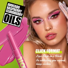 TWLBXMG Clear Lip Gloss Stick Moisturizing Lip Makeup Lip Plumper Gloss Lightweight Buildable Vegan Lipbalm Plumping Lipgloss For Women Girls Long-Lasting Dry Lip Care, 01#