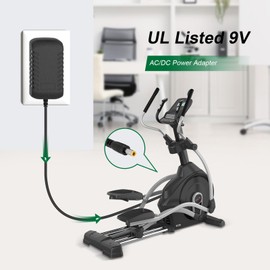 9V Power Adapter for Schwinn 130 150 170 202 220 230 240 270 420 430 460 470 A10 A20 Exercise Elliptical Bike Stationary Recumbent Upright Trainer Charger Replacement Power Supply Cord
