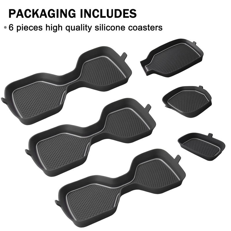 SENSHINE Cup Holder Coaster for Kia Telluride Accessories 2020 2021