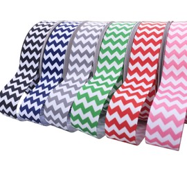 Cinta de grogrén, multicolor, juego de cintas de tela de Navidad de 1 pulgada para bodas, día festivo, Navidad, regalos, lazos, accesorios para el pelo, manualidades, decoración de baby shower, Multi Color1, 6