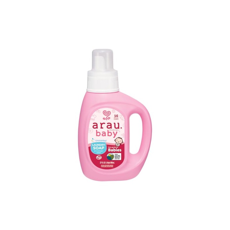 Arau Baby Liquid Laundry Soap - Unscented 27 Fl Oz