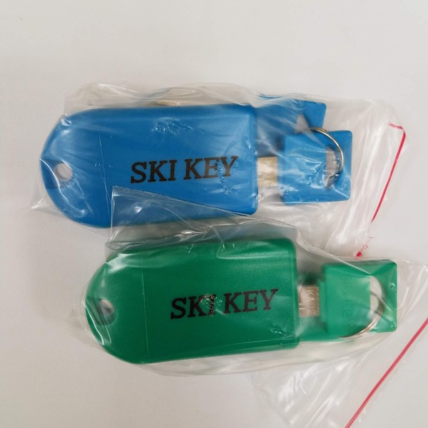 Ski & Snowboard Locks (Keyed The Same) Family 2 Pack (Assorted)