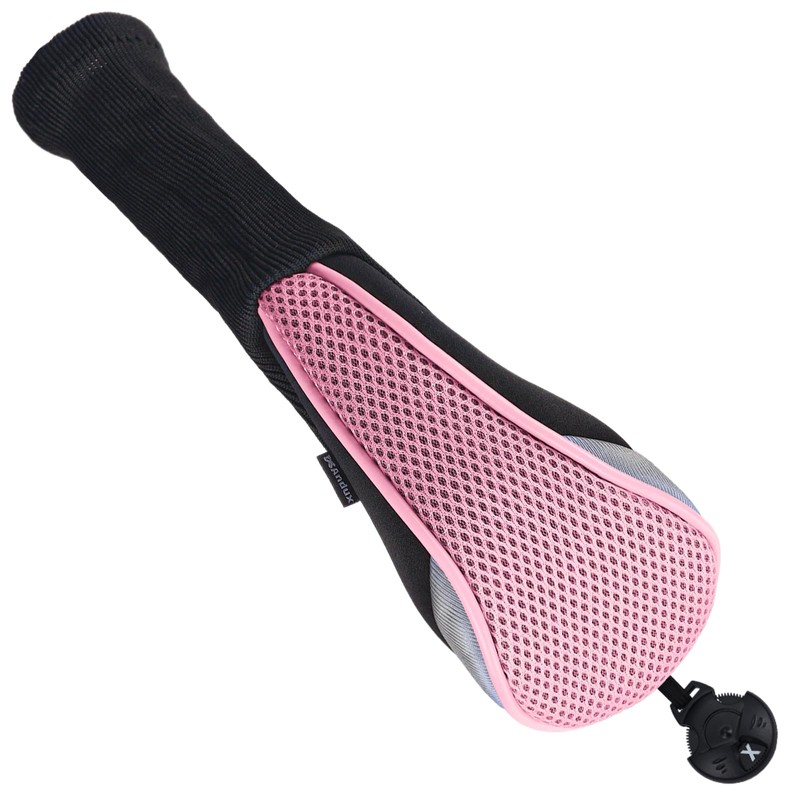 Andux Long Neck Golf Hybrid Club Head Covers with Dial