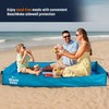 BeachBoba Sandproof Beach Blanket - Outdoor Playpen Sheet with Side