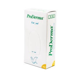 Uniseal Guantes de Latex Desechables proderma (Caja con 100 Guantes) (G)