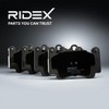 RIDEX Brake Pads Set Brake Blocks Brake Stones Set Rear
