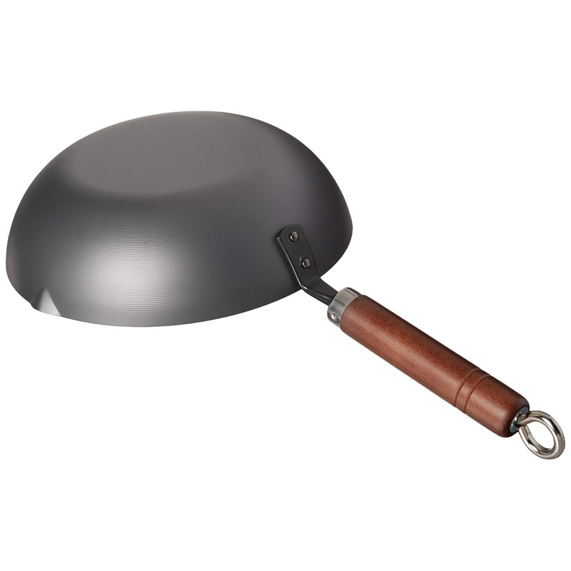 Yoshikawa 89909-3 Steel Fry Pan, 9", Black