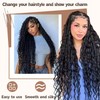22 Inch 30# Deep Wave Bulk Hair Extensions for Boho