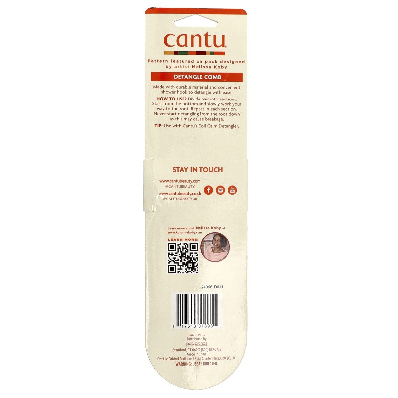 Sturdy Detangle Comb, 1 Count