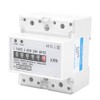RV Power Meter, Din Rail Energy Meter 4P LED Din