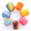 DOITOOL 1roll Gradient Cotton Yarn for Knitting Dyed Crochet Thread