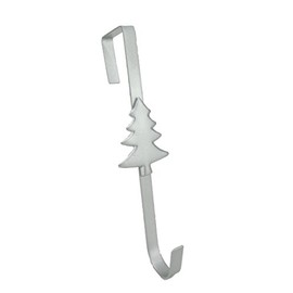 Christmas Concepts® Christmas Metal Wreath Hanger - Silver Tree Design - 29cm