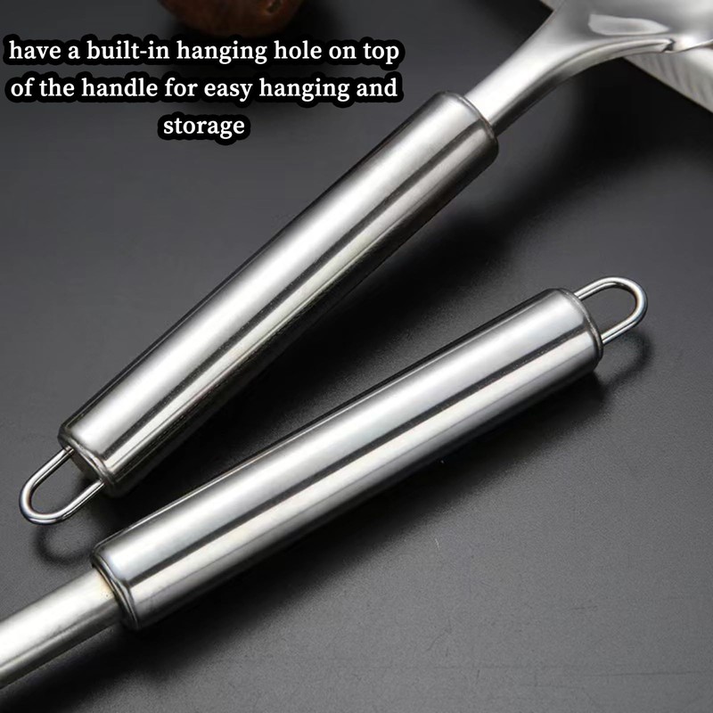 9Pcs Stainless Steel Cooking Utensils Set, Stainless Steel Kitchen Utensils,