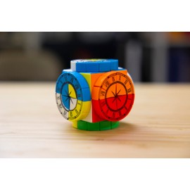 iYallow Time Machine - cubeta de velocidad de 2 x 2 (números romanos)