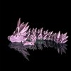 Tumbler Straw Buddy Dragon Guardian Straw Figurine 3D Printed:_Ice